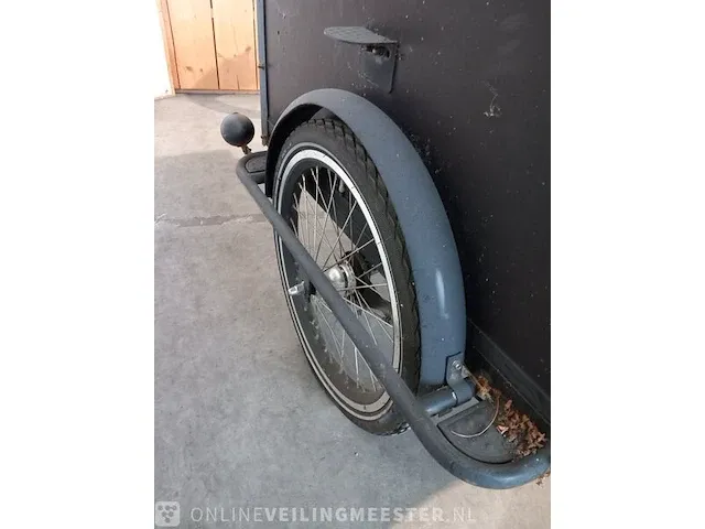 Elektrische bakfiets troy, velora city, zwart - afbeelding 2 van  15