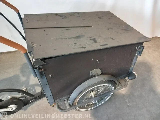 Elektrische bakfiets troy, velora city, zwart - afbeelding 7 van  15