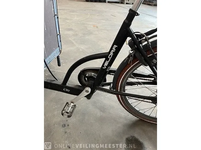 Elektrische bakfiets troy, velora city, zwart - afbeelding 9 van  15