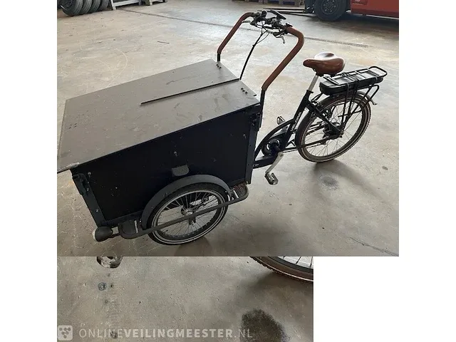 Elektrische bakfiets troy, velora city, zwart - afbeelding 10 van  15