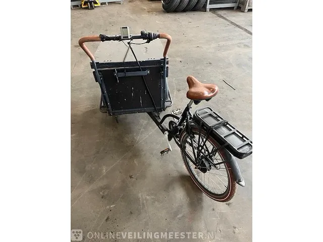 Elektrische bakfiets troy, velora city, zwart - afbeelding 11 van  15