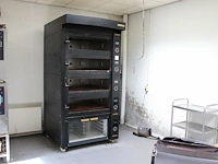Elektrische bakoven wiesheu serie ebo86 bestaande uit 4 ovens x1630-n-bbeaa (400v), dampkap x0586-n-adaa (2...