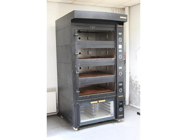 Elektrische bakoven wiesheu serie ebo86 bestaande uit 4 ovens x1630-n-bbeaa (400v), dampkap x0586-n-adaa (2... - afbeelding 2 van  5