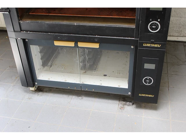 Elektrische bakoven wiesheu serie ebo86 bestaande uit 4 ovens x1630-n-bbeaa (400v), dampkap x0586-n-adaa (2... - afbeelding 3 van  5