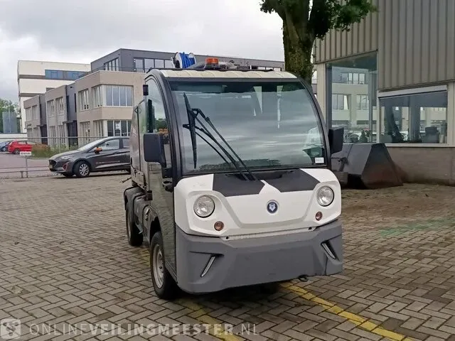 Elektrische bedrijfswagen goupil, g4 lithium met onkruidkoken opbouw mcn empas, bouwjaar 2017 - afbeelding 6 van  24