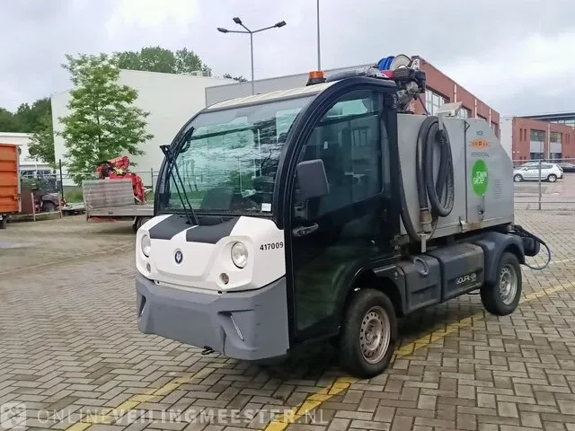 Elektrische bedrijfswagen goupil, g4 lithium met onkruidkoken opbouw mcn empas, bouwjaar 2017 - afbeelding 7 van  24