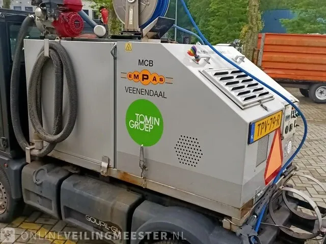 Elektrische bedrijfswagen goupil, g4 lithium met onkruidkoken opbouw mcn empas, bouwjaar 2017 - afbeelding 13 van  24