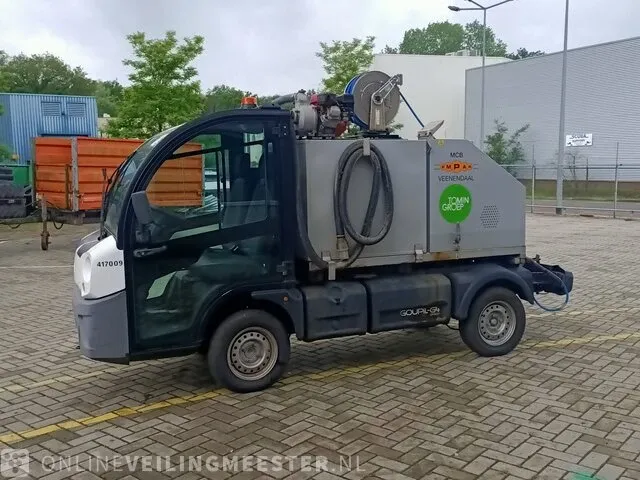 Elektrische bedrijfswagen goupil, g4 lithium met onkruidkoken opbouw mcn empas, bouwjaar 2017 - afbeelding 12 van  24