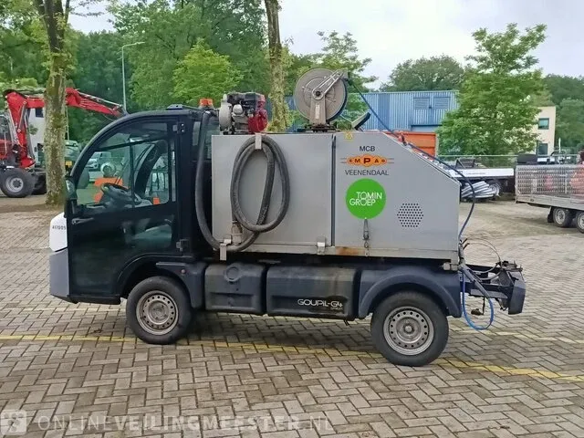 Elektrische bedrijfswagen goupil, g4 lithium met onkruidkoken opbouw mcn empas, bouwjaar 2017 - afbeelding 18 van  24