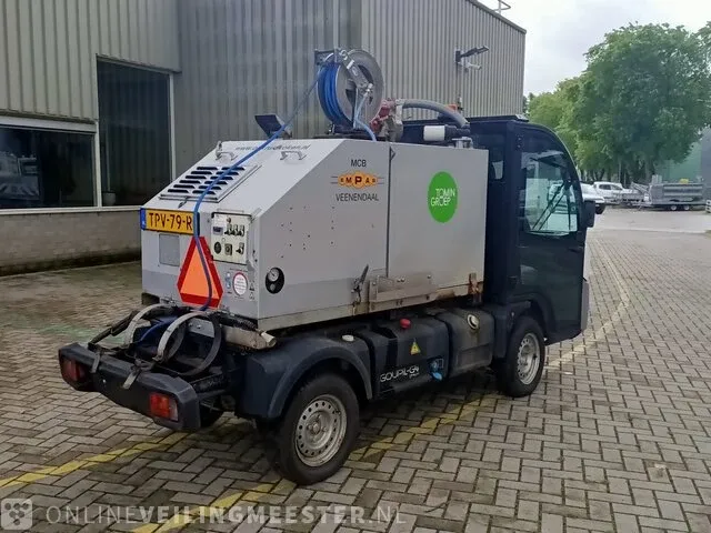 Elektrische bedrijfswagen goupil, g4 lithium met onkruidkoken opbouw mcn empas, bouwjaar 2017 - afbeelding 22 van  24