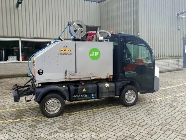Elektrische bedrijfswagen goupil, g4 lithium met onkruidkoken opbouw mcn empas, bouwjaar 2017 - afbeelding 23 van  24