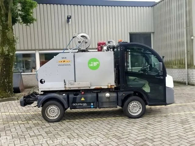 Elektrische bedrijfswagen goupil, g4 lithium met onkruidkoken opbouw mcn empas, bouwjaar 2017 - afbeelding 24 van  24