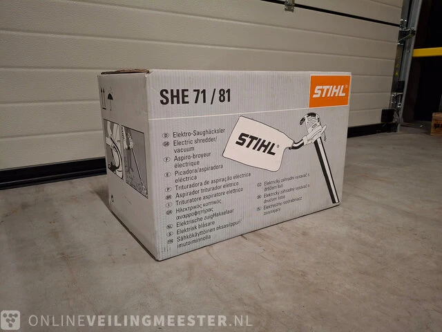Elektrische bladzuiger stihl, she 81 - afbeelding 2 van  2