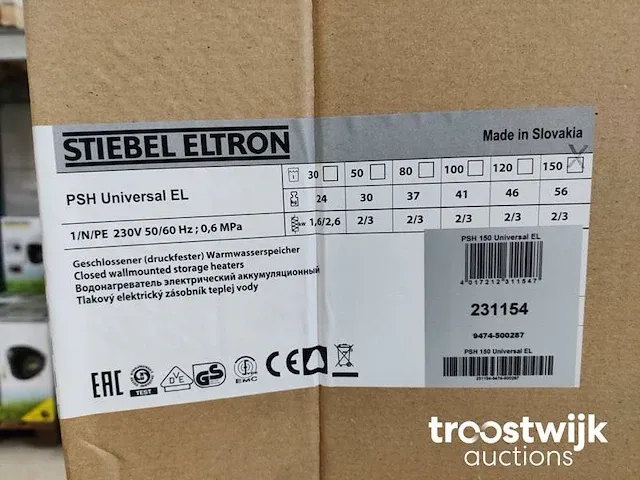 Elektrische boiler 150 liter - afbeelding 4 van  5