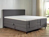 Elektrische boxspring serie verona, afmeting 160 x 200, antraciet - afbeelding 2 van  6