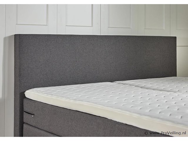 Elektrische boxspring serie verona, afmeting 160 x 200, antraciet - afbeelding 3 van  6