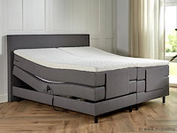 Elektrische boxspring serie verona, afmeting 180 x 200, antraciet - afbeelding 1 van  6