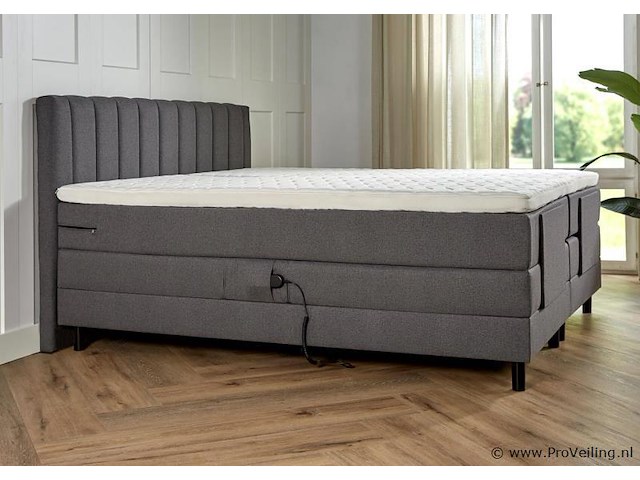 Elektrische boxspring serie vienna, afmeting 180 x 200, antraciet - afbeelding 4 van  6