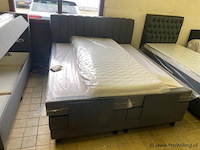 Elektrische boxspring vienna 180 x 200cm antraciet incl. topper - afbeelding 1 van  1