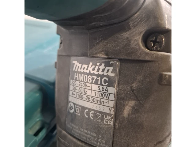 Elektrische breekhamer, makita, hm0871c, 2022 - afbeelding 4 van  5