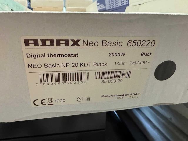 Elektrische convector warmtepaneel - afbeelding 3 van  3