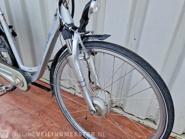 Elektrische damesfiets batavus, genova e-go, zilver - afbeelding 2 van  7