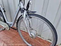 Elektrische damesfiets batavus, genova e-go, zilver - afbeelding 2 van  7