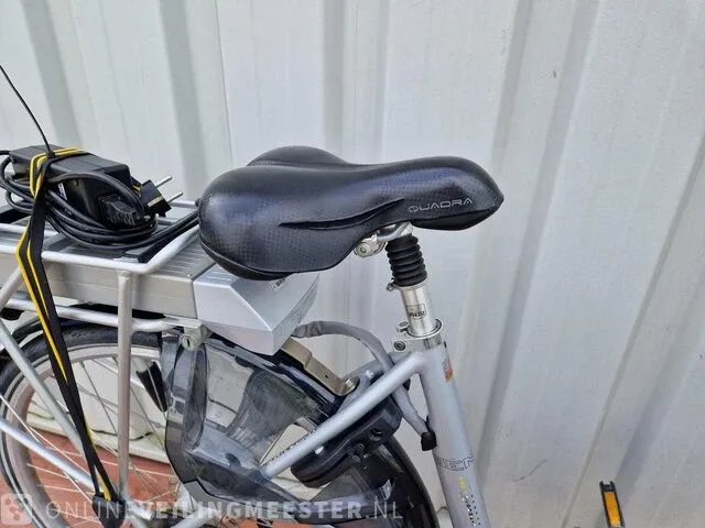 Elektrische damesfiets batavus, genova e-go, zilver - afbeelding 3 van  7
