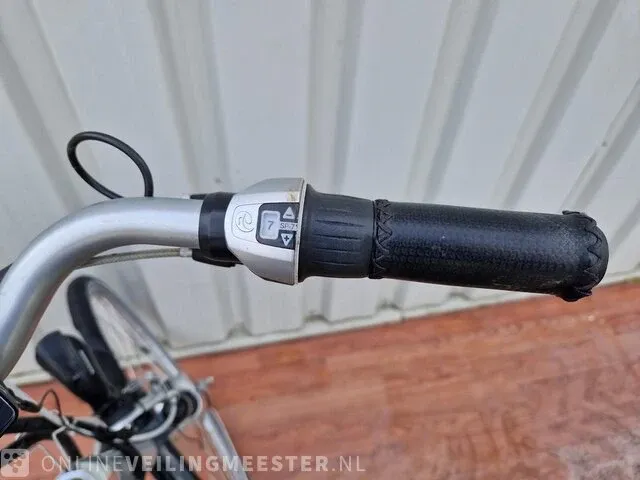 Elektrische damesfiets batavus, genova e-go, zilver - afbeelding 6 van  7