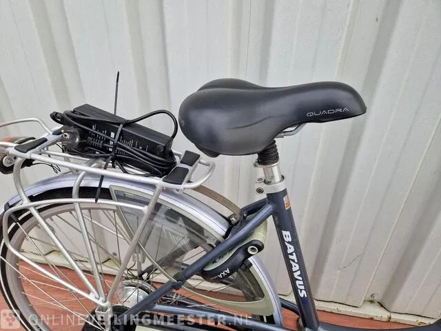Elektrische damesfiets batavus, marcato e - go, blauw - afbeelding 4 van  10