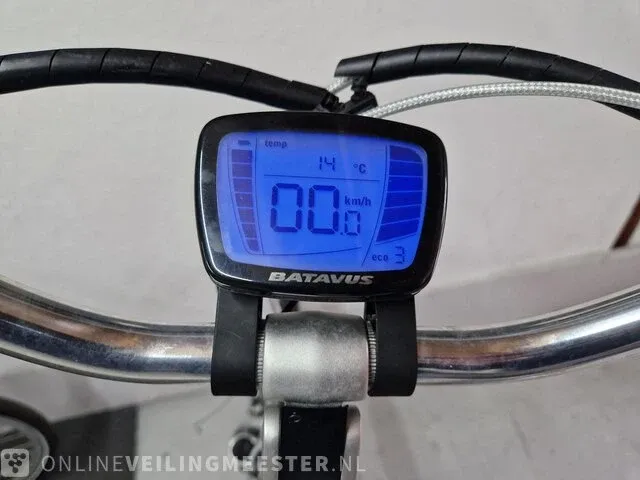 Elektrische damesfiets batavus, marcato e - go, blauw - afbeelding 7 van  10