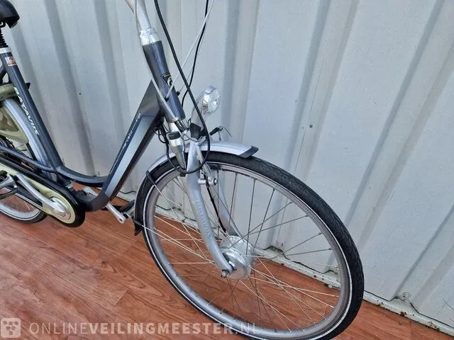 Elektrische damesfiets batavus, marcato e-go, blauw - afbeelding 2 van  7