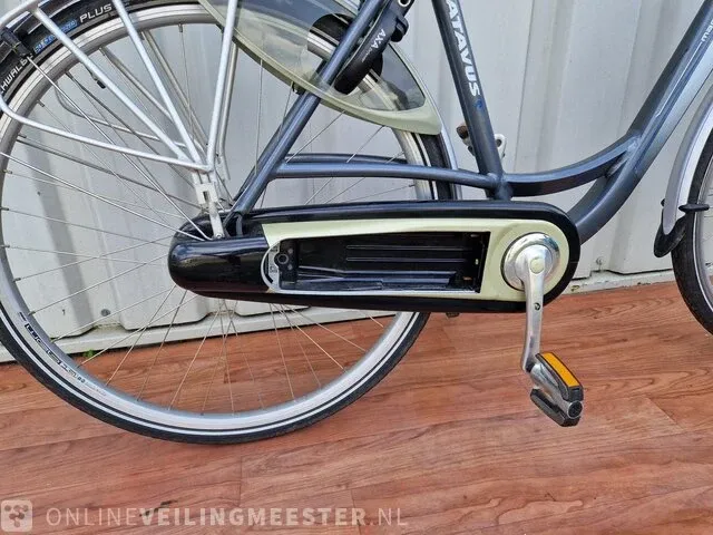 Elektrische damesfiets batavus, marcato e-go, blauw - afbeelding 4 van  7