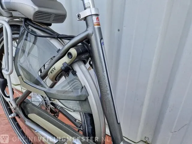Elektrische damesfiets batavus, monaco e - go, grijs - afbeelding 3 van  9