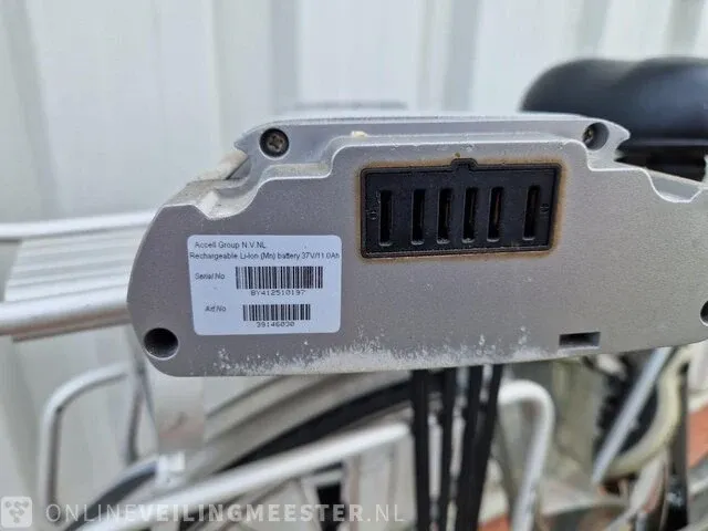 Elektrische damesfiets batavus, monaco e - go, grijs - afbeelding 5 van  9
