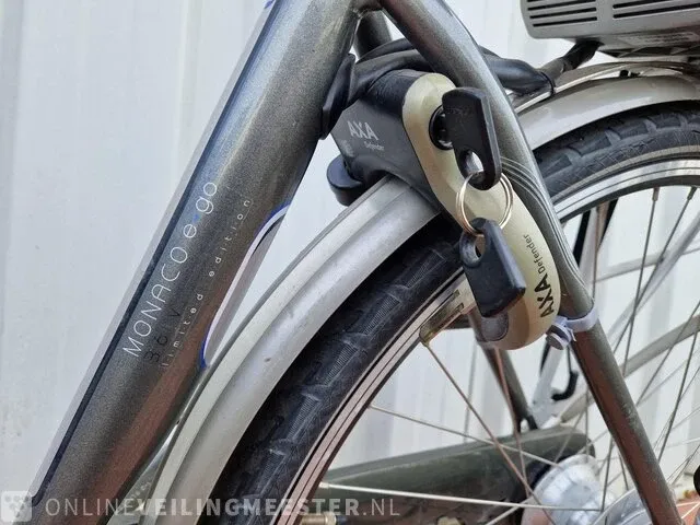 Elektrische damesfiets batavus, monaco e - go, grijs - afbeelding 6 van  9