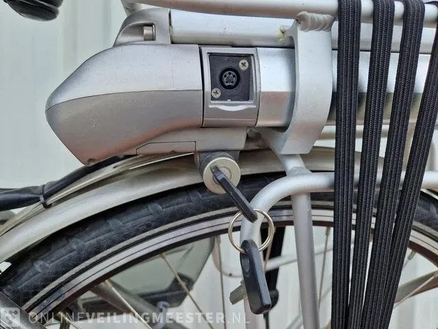 Elektrische damesfiets batavus, monaco e - go, grijs - afbeelding 7 van  9