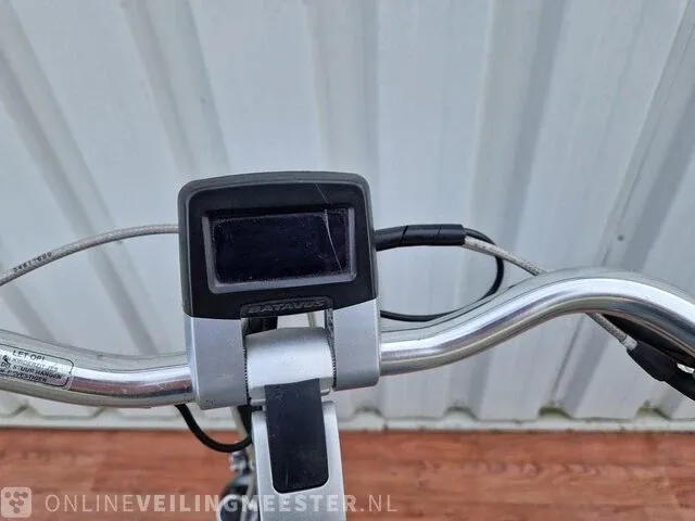 Elektrische damesfiets batavus, monaco e - go, grijs - afbeelding 8 van  9