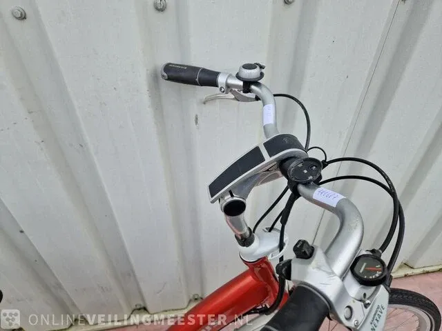 Elektrische damesfiets batavus, padova easy, rood - afbeelding 3 van  6