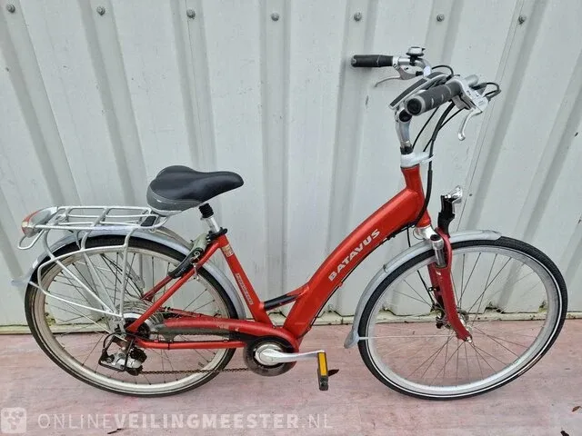 Elektrische damesfiets batavus, padova easy, rood - afbeelding 6 van  6