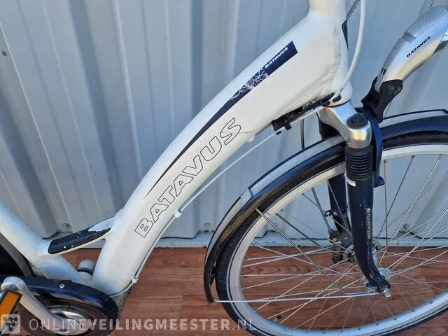 Elektrische damesfiets batavus, padova easy, wit - afbeelding 3 van  7