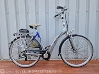 Elektrische damesfiets batavus, padova easy, zilver-blauw - afbeelding 1 van  7