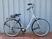 Elektrische damesfiets batavus, padova easy, zilver-blauw - afbeelding 1 van  8