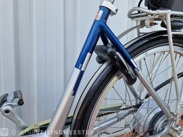 Elektrische damesfiets batavus, padova easy, zilver-blauw - afbeelding 8 van  8