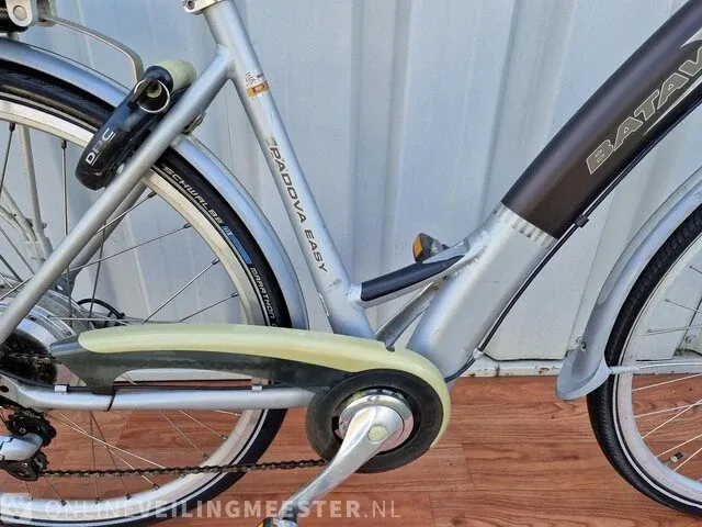 Elektrische damesfiets batavus, padova easy, zilver - afbeelding 3 van  6