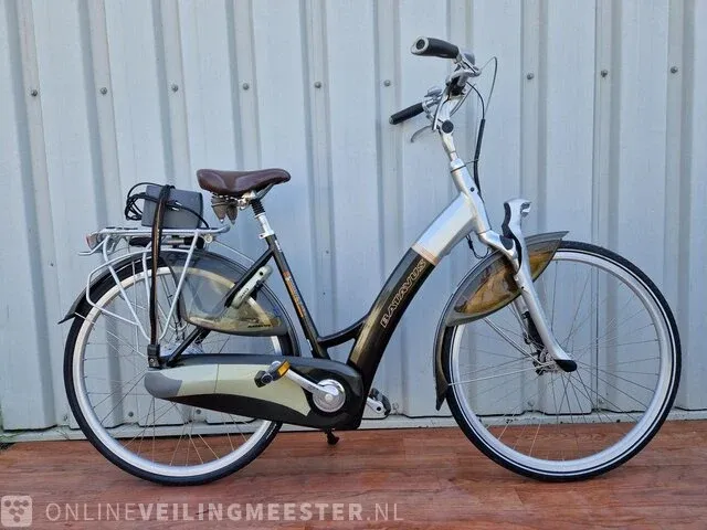 Elektrische damesfiets batavus, padova easy, zwart-zilver - afbeelding 1 van  8