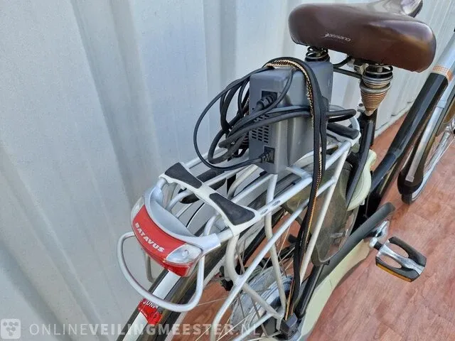 Elektrische damesfiets batavus, padova easy, zwart-zilver - afbeelding 5 van  8