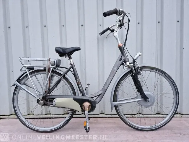 Elektrische damesfiets batavus, weekend easy, grijs - afbeelding 1 van  6