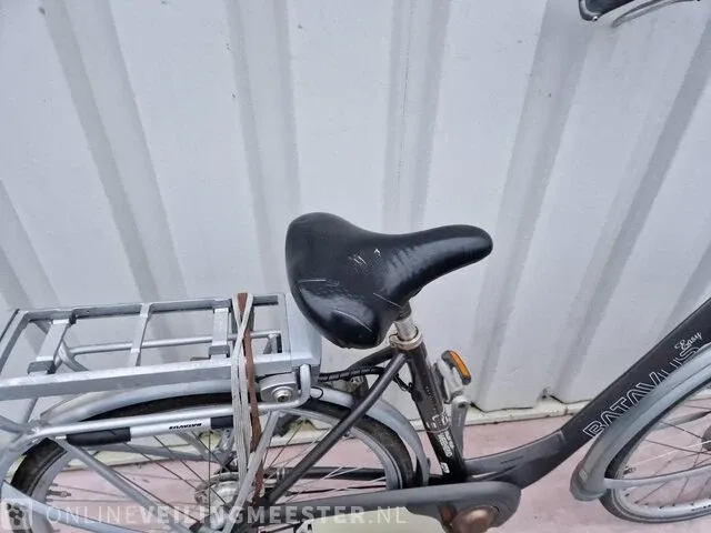 Elektrische damesfiets batavus, weekend easy, grijs - afbeelding 4 van  6