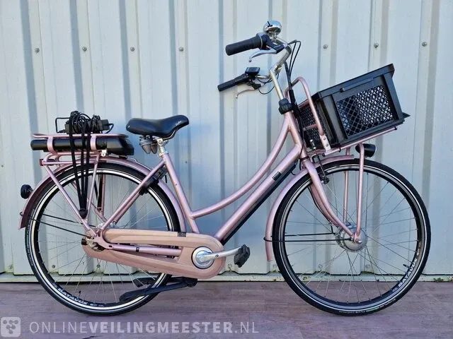 Elektrische damesfiets batavus, x - posure, roze, 2016 - afbeelding 1 van  9